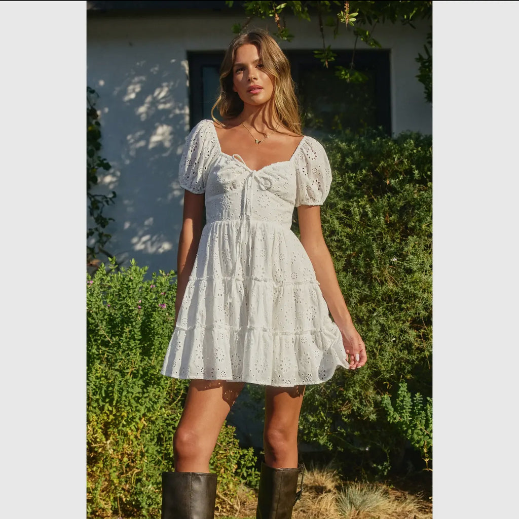 White Baby Doll Dress