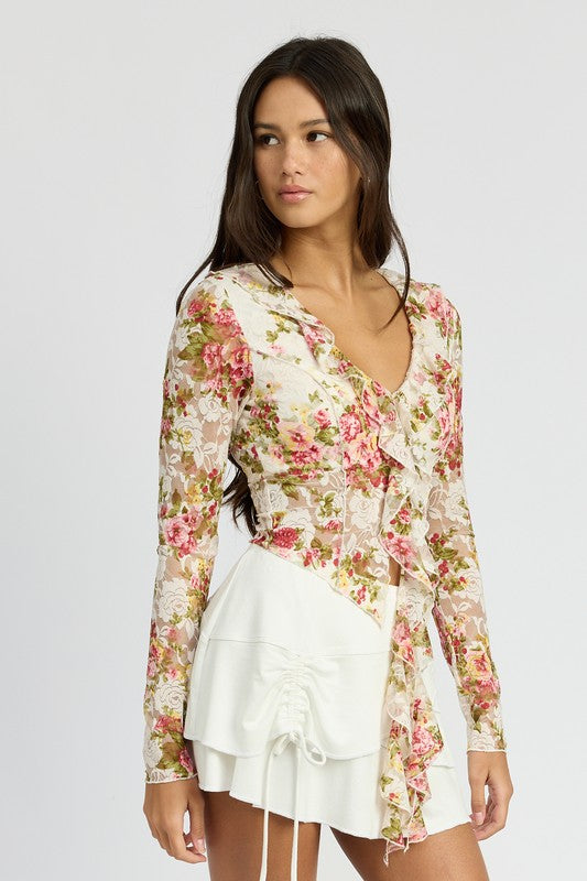 Becca Floral Blouse