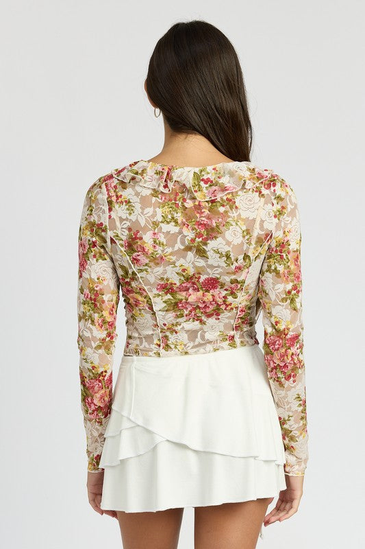 Becca Floral Blouse