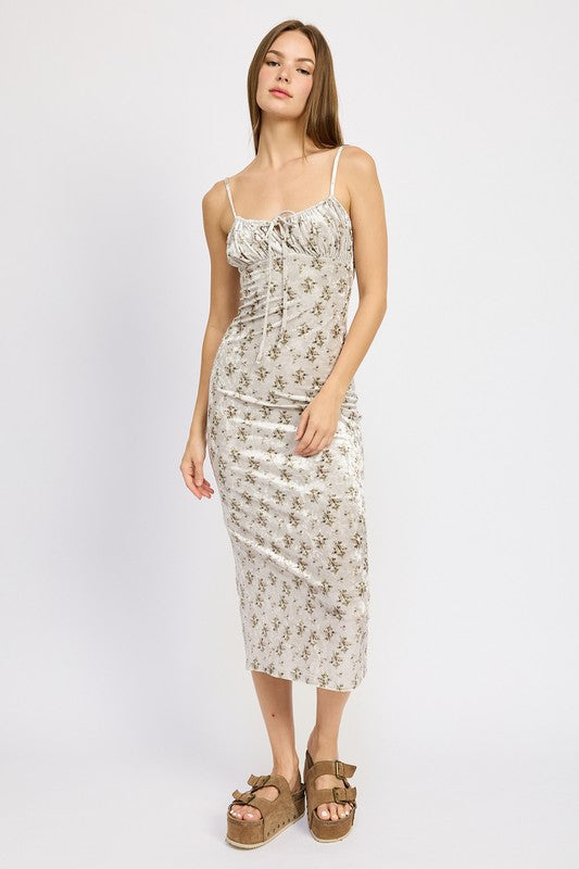 Lori Printed Midi Dress