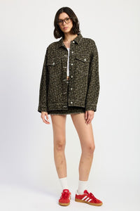 Animal print jacket