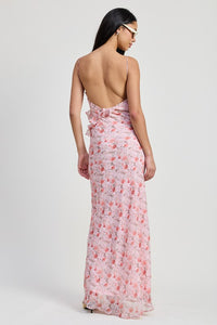 Backless maxi dress
