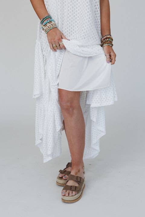 Breezy Days Summer Maxi Dress-White