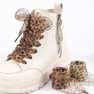Animal Sneaker Shoe Lace Satin 
