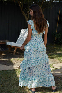 Tiered Ruffle Summer Maxi Dress