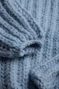 Baby Bleu Chunky Oversized Knit Cardigan