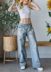 Wide leg pants