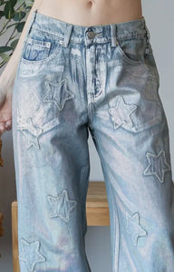 Patch jeans, patchworks jeans, star jeans