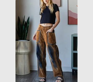 Vintage Suede Velvet Pants