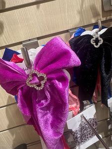 Hair Bow With Clover