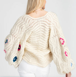 Oversized cardigan - Balloon Sleeves