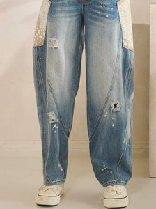 Barrel Jeans Oli  and Hali