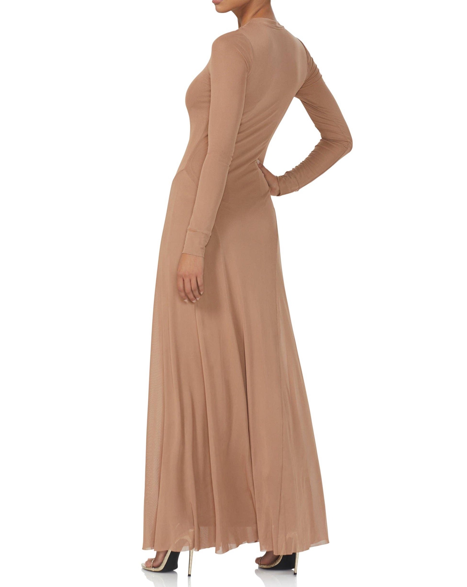 Somi Maxi Dress-Raw Umber ONLY 2 LEFT!