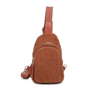 Ace - Sherpa Sling Bag Backpack: Ivory - ONLY 2 LEFT!