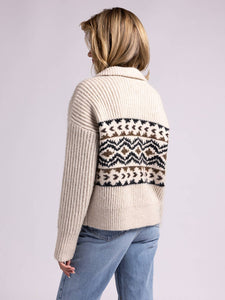 Collared Aztec Sweater - Spencer Top - ONLY 2 LEFT!