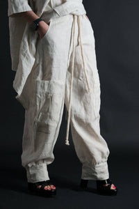 Cargo Pants / Parachute Pants Linen