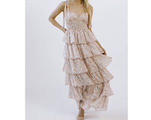 Cara Floral Tiered Ruffle Maxi Dress Wedding Guest Dress Ria Bleu Cara Floral Tiered Ruffle Maxi Dress Wedding Guest Dress Ria Bleu