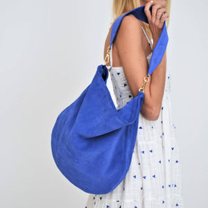 Blue Hobo Bag, Designer Bag