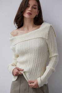 Off shoulder Sweater for fall vibes